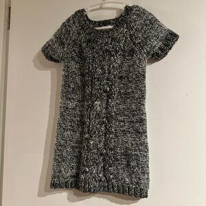 Joe Fresh Black and White Knit Toddler Sweater